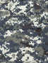 USGI Men's Small Short NWU Navy Blue Digital Camo BDU Shirt Button-Up Coat