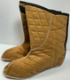 USGI Intermediate Cold Weather Quilted Boot Liner Inserts Booties Sz 4-4.5 W/XW NOS