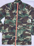Woodland Camouflage Lightweight Jacket/Shirt w/Zipper & Snaps Men's Medium NWOT