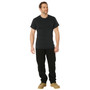 Black Moisture Wicking Short Sleeve Crew Neck T-Shirt 9590