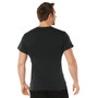 Black Moisture Wicking Short Sleeve Crew Neck T-Shirt 9590