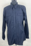 Men's XL-Long Navy TruSpec Long-Sleeve Lightweight RipStop Tactical Dress Shirt
