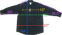 Men's L/S Navy Security Shirt Size 17-17.5 X 34/35 | National Patrol 8800L NWT