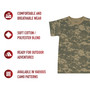 Kid's ACU Digital Camouflage Short Sleeve T-Shirt