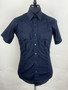 Men's Short-Sleeve Navy Button Up Uniform Shirt | Small | NWOT