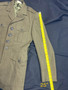 USMC Men's Alpha Green Uniform Coat Poly/Wool Service Jacket | Size 37 Reg USED