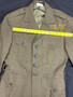 USMC Men's Alpha Green Uniform Coat Poly/Wool Service Jacket | Size 37 Reg USED