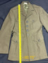 USMC Men's Alpha Green Uniform Coat Poly/Wool Service Jacket | Size 37 Reg USED