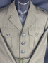 USMC Men's Alpha Green Uniform Coat Poly/Wool Service Jacket | Size 38S USED