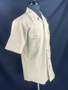 US Navy Service Khaki Short Sleeve Uniform Shirt | Medium Long | EUC