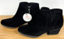 Women's 6.5M Boots Blondo Valli 2.0 Black Suede Leather Waterproof Bootie NWOB