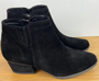 Women's Blondo Valli 2.0 Black Suede Nubuck Leather Waterproof Bootie 6.5M NWOB