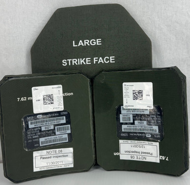 USGI Military Issue ESAPI Ballistic Plate Insert Sz Large & Side ...