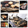 LARGE BBQ Oven Grill Mat / Sheet - Resistant & Non-Stick - Black 