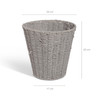 Vencier Round Waste Paper Basket Bin - Rubbish Bin for Bedroom, Bathroom, Offices or Home