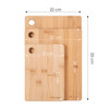 Vencier High-Quality Thick Wooden Cutting Boards Set - Perfect for Meat Carving, Vegetable and Bread Cutting - Bamboo Chopping Board Ensemble