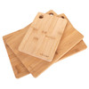 Vencier High-Quality Thick Wooden Cutting Boards Set - Perfect for Meat Carving, Vegetable and Bread Cutting - Bamboo Chopping Board Ensemble