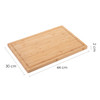 Vencier Organic 2-in-1 Bamboo Board: Extra-Large, Juice Groove. Ideal for Meat, Veggies, Cheese, Bread. A Premium Kitchen Essential
