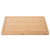 Vencier Organic 2-in-1 Bamboo Board: Extra-Large, Juice Groove. Ideal for Meat, Veggies, Cheese, Bread. A Premium Kitchen Essential