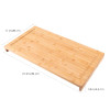 Set of 2 Bamboo Chopping Board Induction Ceramic Hob 