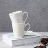  6X White Latte Coffee Cups (285ml)