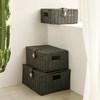 Resin Woven Storage Baskets (Set of 3)