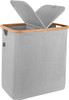XL Bamboo Laundry Hamper with Lid – 88L