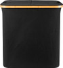 XL Bamboo Laundry Hamper with Lid – 88L