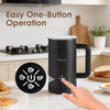 Electric Milk Frother & Warmer – Hot/Cold Foam, 3 Modes, Auto Shut-Off