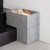Wicker Stair Storage Basket with Handles -Grey