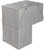Wicker Stair Storage Basket with Handles -Grey