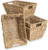 Set of 4 Handwoven Seagrass Storage Basket