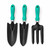 3-Piece Carbon Steel Garden Hand Tool Set