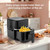 2.8L Compact Digital Air Fryer (1000W)