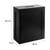 Toilet Roll Cabinet & Bathroom Storage Unit - Black