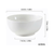 Set of 4 Porcelain Bowls, 600ml | White
