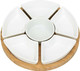 Lazy Susan Rotating, Revolving Dip Set Snack Bowl