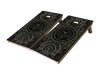 steampunk cornhole boards