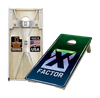 vaporwave x factor premium cornhole board set