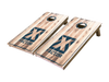 rustic wood x factor premium cornhole board set