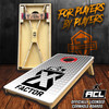 ACL Elite- X-Factor Cornhole Board
Welcome to the pinnacle of cornhole excellence with our X-Factor Cornhole Board. As your #1 source for all things cornhole, we bring you the highest quality and performance in the game. Whether you're a seasoned professional or an enthusiastic amateur, our X-Factor boards are designed to elevate your cornhole experience to an elite level.
Key Features:
ACL Approved: Our X-Factor boards meet the standards set by the American Cornhole League, ensuring top-tier performance and durability.
Elite Level Quality: Constructed with precision and premium materials, these boards provide the perfect playing surface for consistent and competitive gameplay.
Tournament Ready: Used by pros at official ACL events, these boards are crafted to offer the best build and surface, making every game count.
Perfect Dimensions: Adhering to ACL regulations, our boards measure 24" x 48" with a 6" hole, offering the ideal setup for serious players.
Why Choose Our X-Factor Cornhole Board?
Enhanced Gameplay: Experience the difference with our signature smooth, consistent playing surface that enhances bag slide and grip, crucial for pro play.
Professional Grade: Trusted by top players, our boards are used in competitive leagues and major tournaments across the country.

Upgrade Your Cornhole Game Today
Don't settle for anything less than the best. Elevate your game with our X-Factor Cornhole Board and join the ranks of elite players. As the ultimate destination for cornhole enthusiasts, we guarantee unmatched quality, performance, and satisfaction. Order now and dominate the boards with ACL Elite excellence!

With the X-Factor Cornhole Board, you're not just playing cornhole; you're playing at the elite level.


X Factor Style Build (Patent Pending)
Top Material: 3/4” Marine Grade Plywood (15 Ply)
Frame Material: 3/4” Marine Grade Plywood (15 Ply)
Construction: Pocket Hole Screws And Glue
Handle: Built In
Legs: 3 Ply Marine Grade Plywood
Board Armor Clear Coat Finish: On All Surfaces
Size: Regulation 24”x48” and 6” Diameter Hole