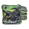 acl pro stamped cornhole bags with alligator and green