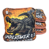 acl pro stamped cornhole bags with alligator and orange