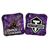 acl stamped professional titan cornhole bags with a deer buck design stampede 2.0 purple
