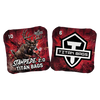 acl stamped professional titan cornhole bags with a deer buck design stampede 2.0 red