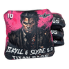 acl stamped professional titan cornhole bags with a jekyll & hyde design jekyll & slyde pink