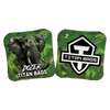 acl stamped professional titan cornhole bags with an elephant design dozer green