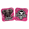 acl stamped professional titan cornhole bags with an elephant design dozer pink