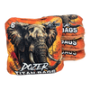 acl stamped professional titan cornhole bags with an elephant design dozer orange
