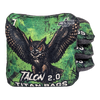 acl stamped professional titan cornhole bags with an owl design talon green